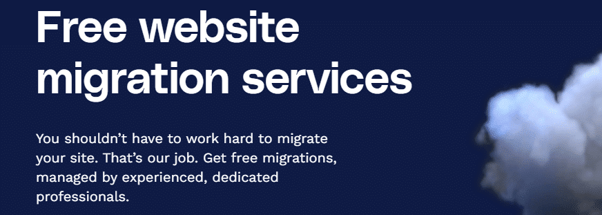 Free website migration services